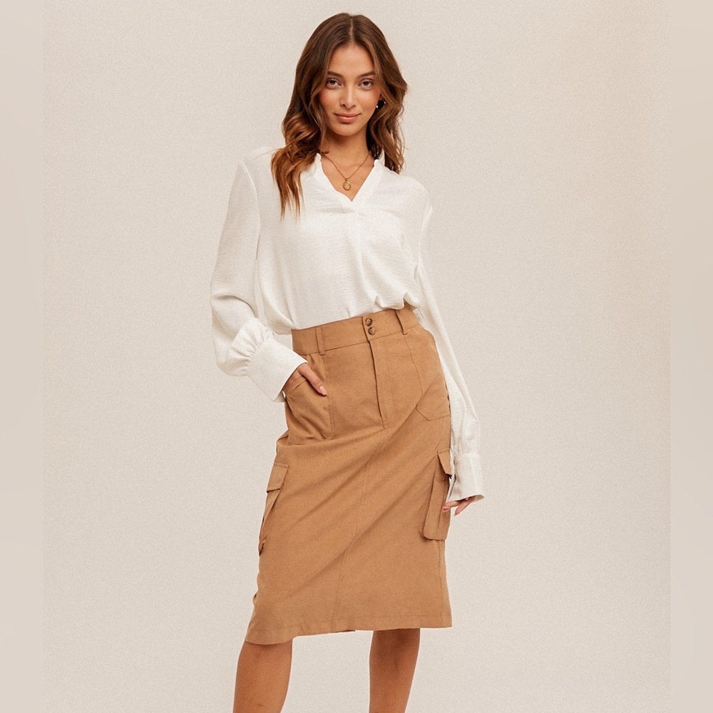 HEM & THREAD ANTHROPOLOGIE CARGO STYLE SKIRT ❤️NEW COLLECTION IN STORES❤️